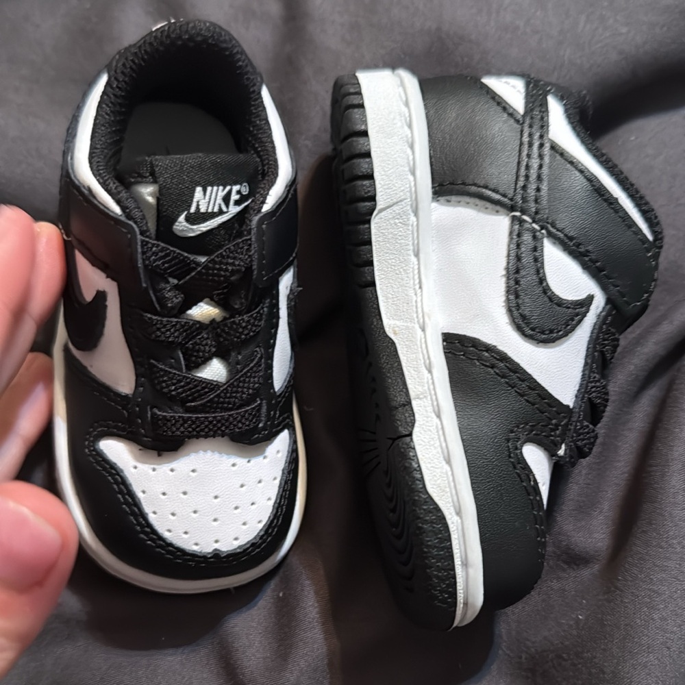 Nike Kids Black and White Sneakers